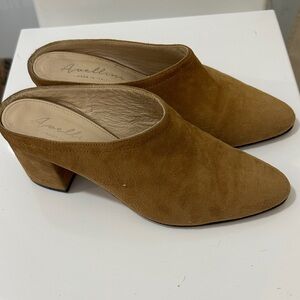 Avellini  Women's Brown Suede Mules
